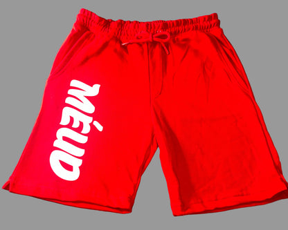 Meud 1 Red White Large Font