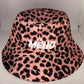 Meud 1 Pink Leopard Print Bucket Hat