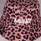 Meud 1 Pink Leopard Print Bucket Hat